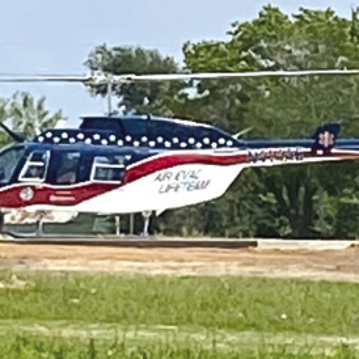 Ellinger Gets Helipad for Air Evac