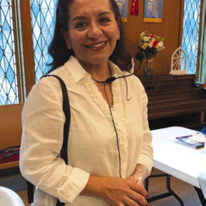 Rosemary Vasquez with Turbo Joe’s Pizzeria, International Cafe and Tea House in Weimar, was a guest speaker recently. Members were happy to hear about her vast array of menu items including Indian and Pakistani entrees and a fresh salad bar.
