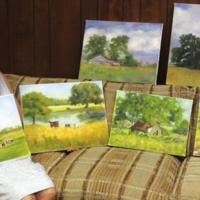Artist Inspired by Fayette Co. Landscapes
