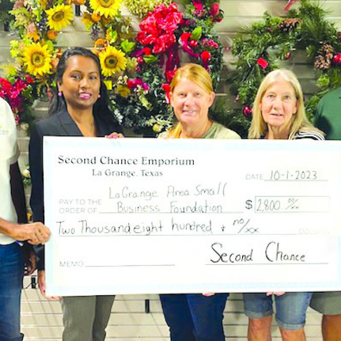 Second Chance Supports Local Non-Profits
