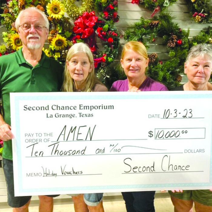 Second Chance Supports Local Non-Profits