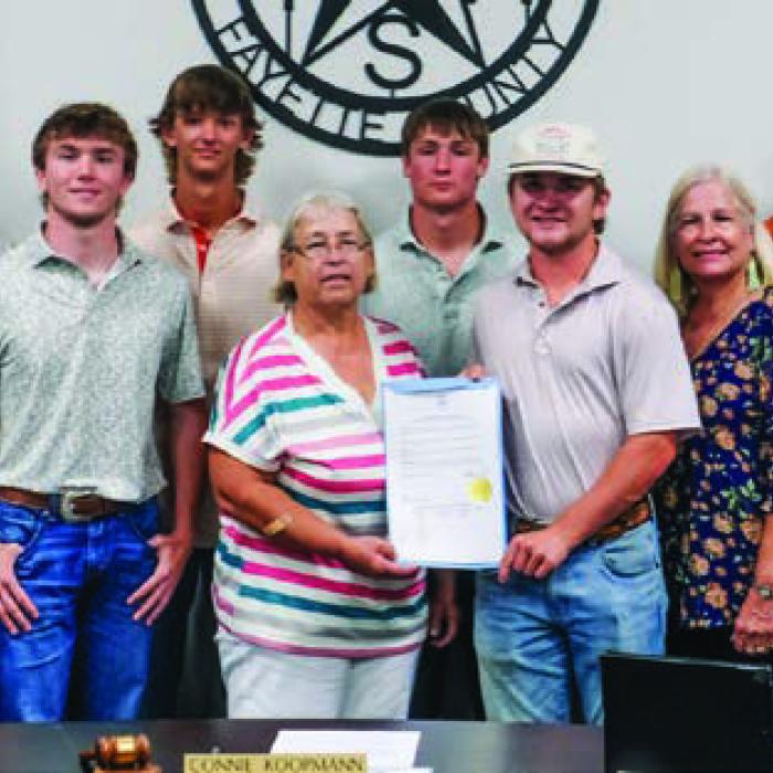 Schulenburg Baseball Team Honored by Council