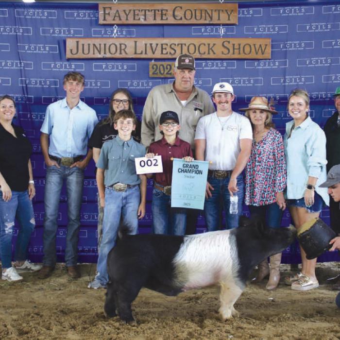 2025 Fayette Co. Junior Livestock Show Grand Champions