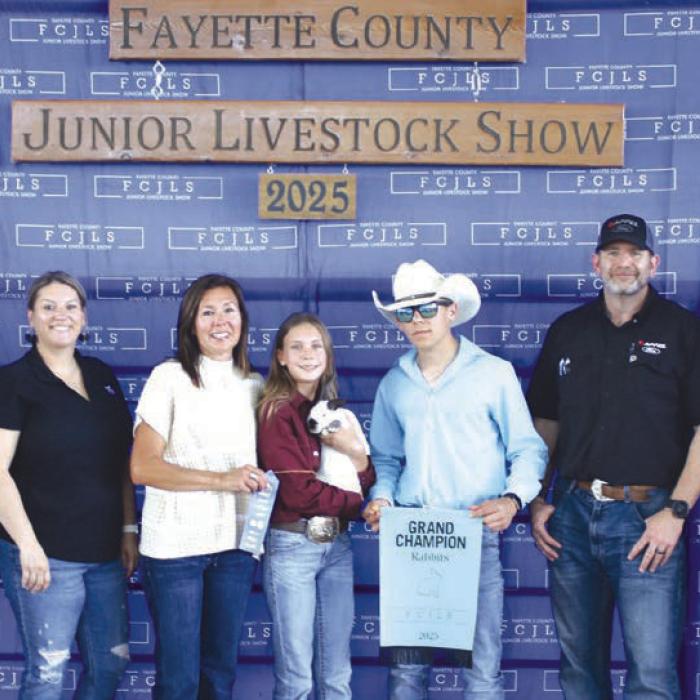 2025 Fayette Co. Junior Livestock Show Grand Champions