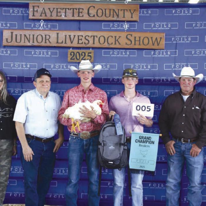 2025 Fayette Co. Junior Livestock Show Grand Champions