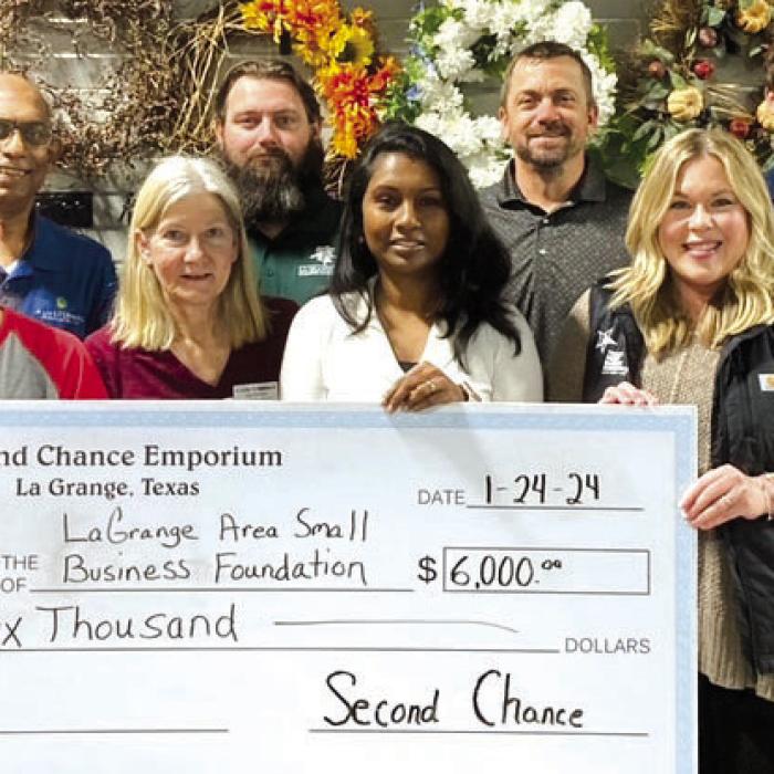 Second Chance Donates to Small Business Foundation