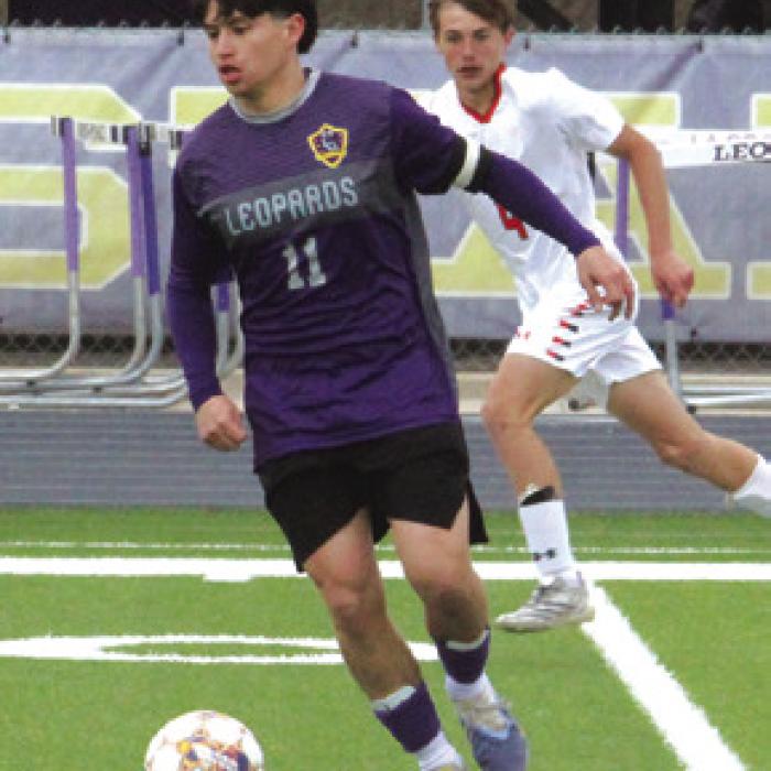 La Grange senior Jeffrey Cabrera scored two goals and had two assists Monday. Photo by Jeff Wick