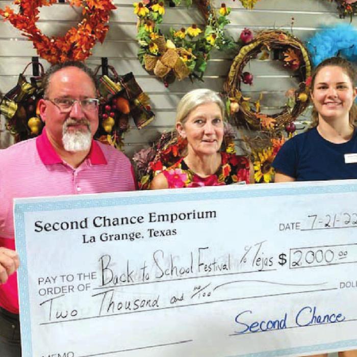 Second Chance Donates to Back to School Festival