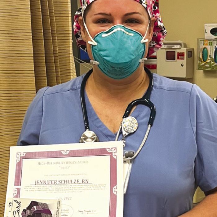 St. Mark’s Medical Center Recognizes Five Employees with ‘HeRO’ Awards 