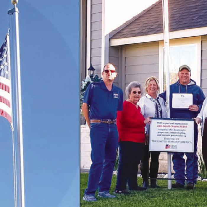 Rick And Wendy Haley Recognized For American Flag Display in Columbus