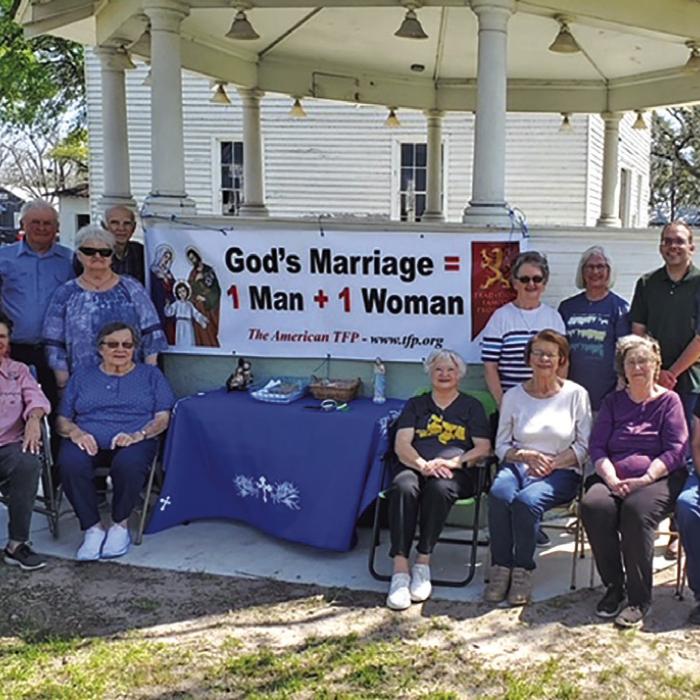 Public Square Rosary Held Recently In Fayetteville