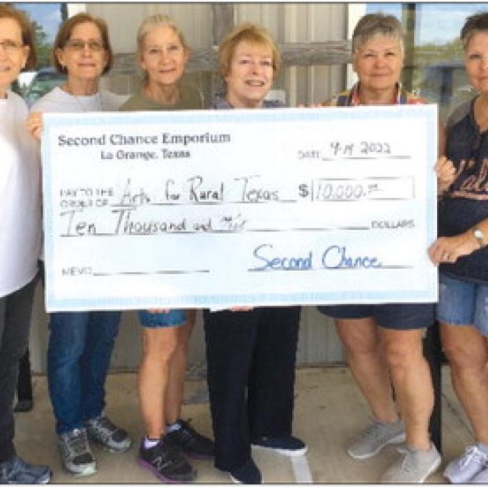 Second Chance Donates to ARTS