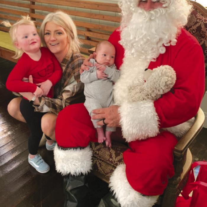 Santa Visits Muldoon Fellowship Center