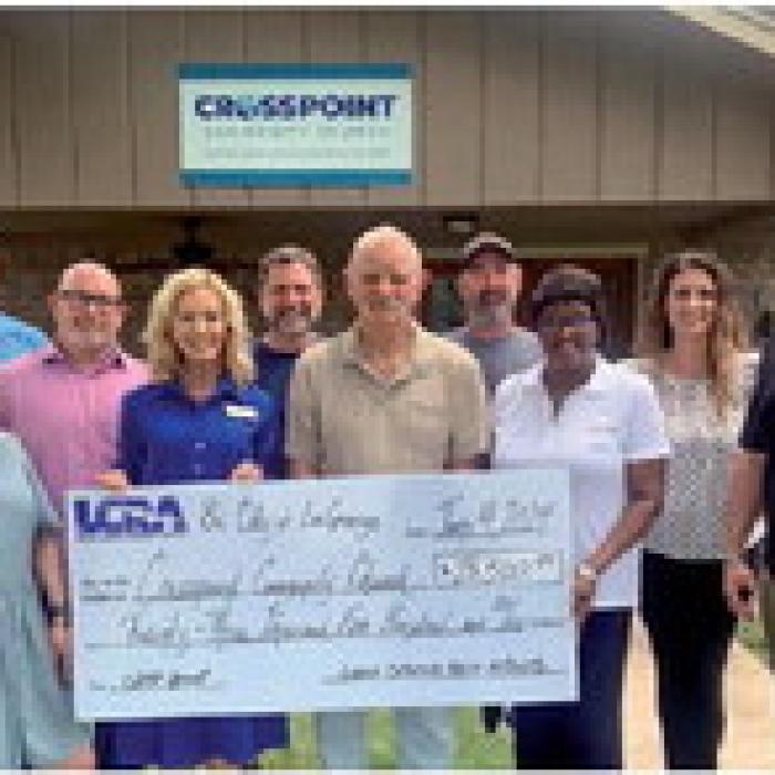 LCRA Donates $23,500 to Crosspoint Church