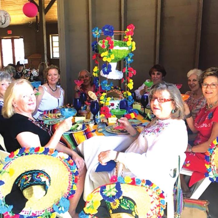 The Fayetteville Bunco Gals at the Fashion Fling