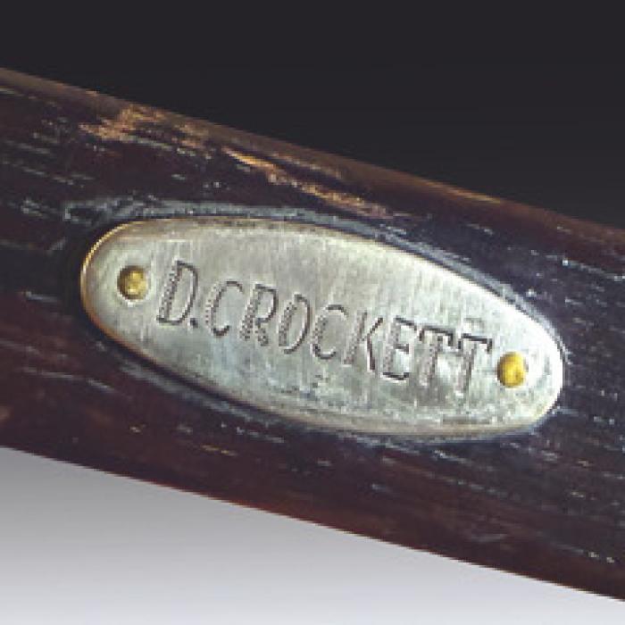 Davy Crockett axe detail.