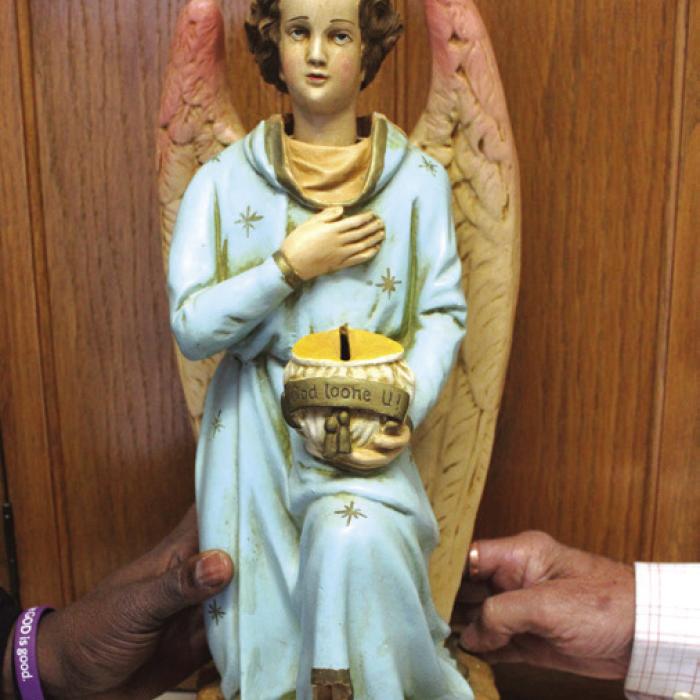 Fietsam Donates Special Angel to Hostyn