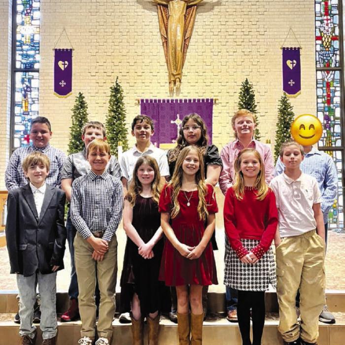 Fourth Grade Top Row: Hazel Gaertner, Sylvia Shimek, Zaylee Gilbreath, Colin Hamrick, Blake Marquart, Jax Johnson. Bottom Row: Nova Wennermark, Bailey Tousek, Cole Hodges, Adam Bertsch, Austin To, Noah Pantoja. Not pictured: Maggie Kleiber.
