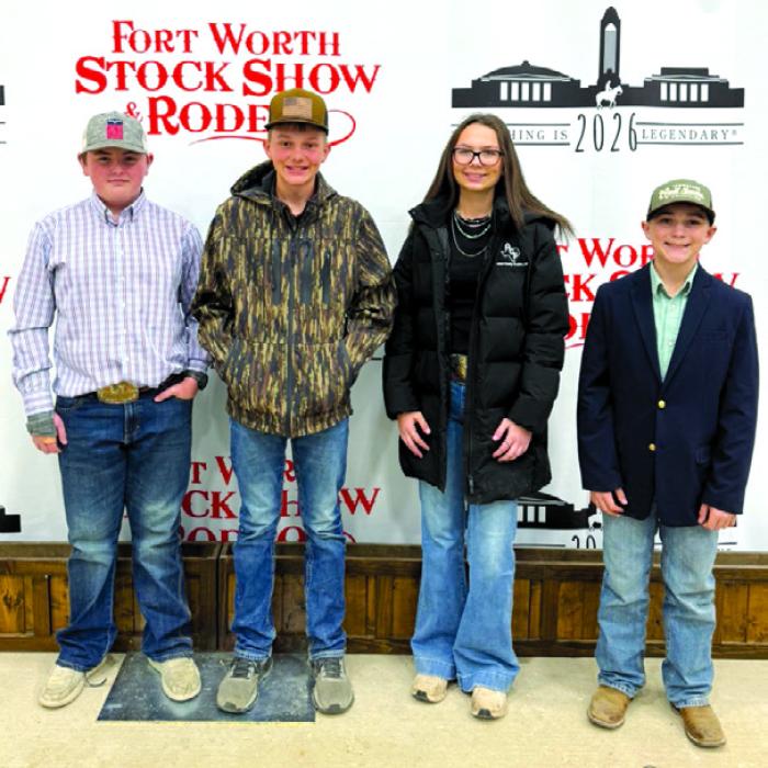 4th Place Team: Abraham McBride, Holden Holub, Tatum Fritsch, and Crockett Guenther