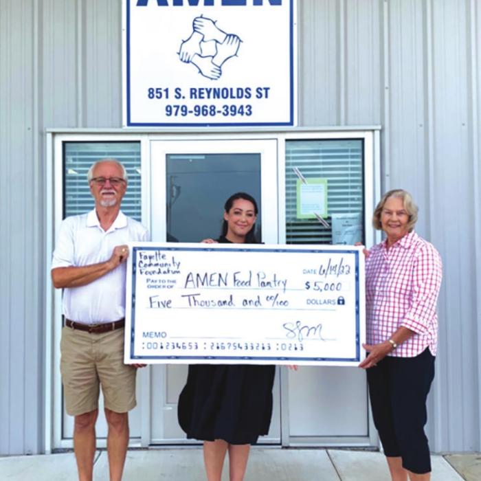 With Grocery Prices Skyrocketing, FCF Makes $5,000 Donation to the La Grange Food Pantry