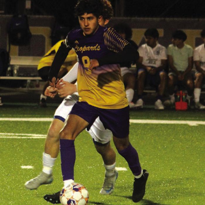 La Grange’s Xavier Ortiz, above in action Friday, made a key penalty kick. Photos by Jeff Wick