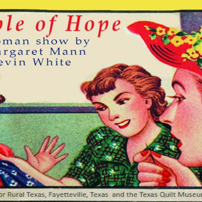 A promotional flyer for the show.