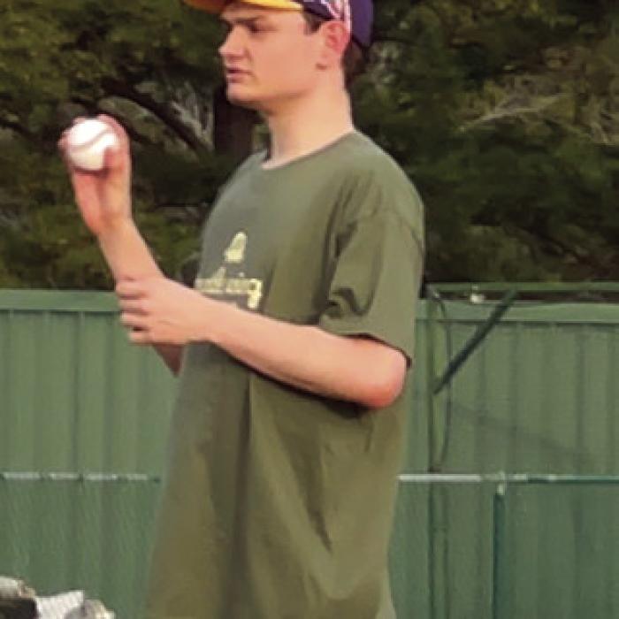 La Grange High School recently held Autism Awareness games in which Slade Jecmenek, left, threw out the first pitch at the Leopard baseball game and Brooke Spoelstra, right, threw out the first pitch at the Lady Leps softball game. The Turtle Wing Foundation, whose mission is “helping children with learning challenges in rural areas achieve their full potential,” is once again partnering with area baseball and softball programs to hold these autism awareness games.