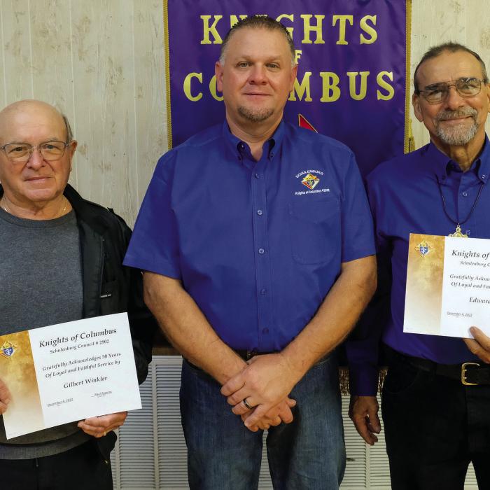 Schulenburg Knights of Columbus Council Annual Christmas Party Held