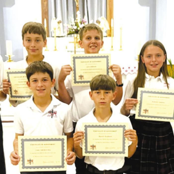 St. Rose of Lima Honor Roll Students