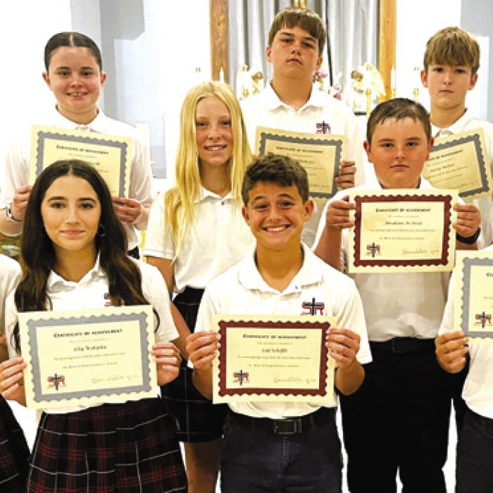 St. Rose of Lima Honor Roll Students