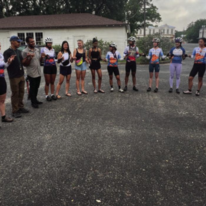 Every morning the team gathers in a circle to reinforce their commitment and to voice what makes them grateful.
