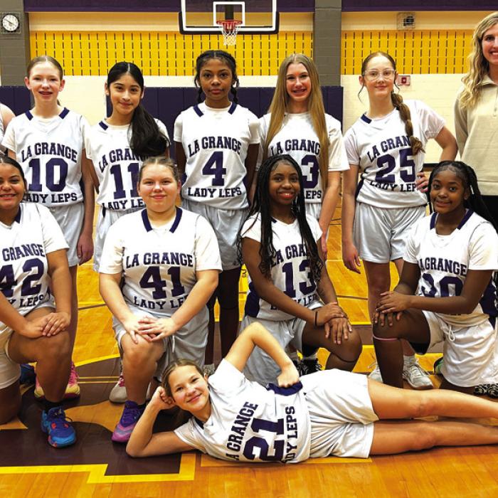 The La Grange Middle School 7th Grade B Team ended their season with a 3-5-1 overall record. They are coached by Blake-Ann Fritsch.