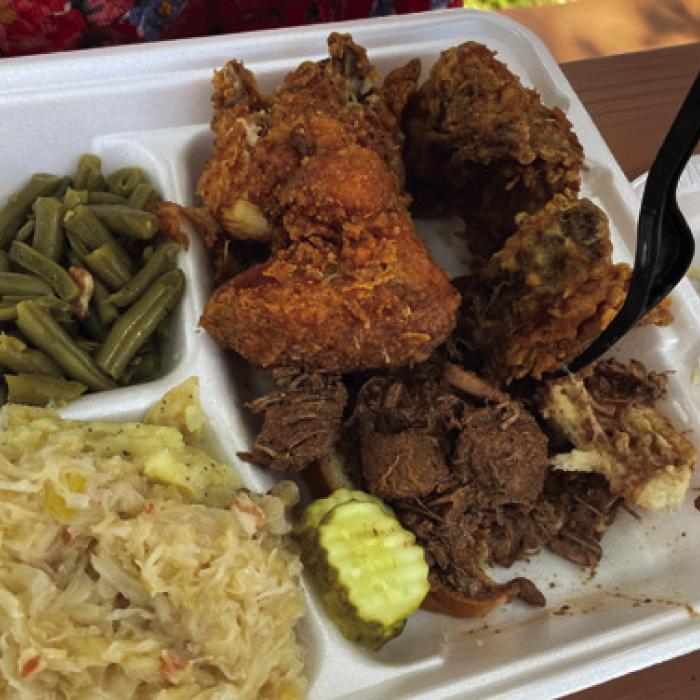 4,600 Plates Bought at St. John Picnic on July 4th