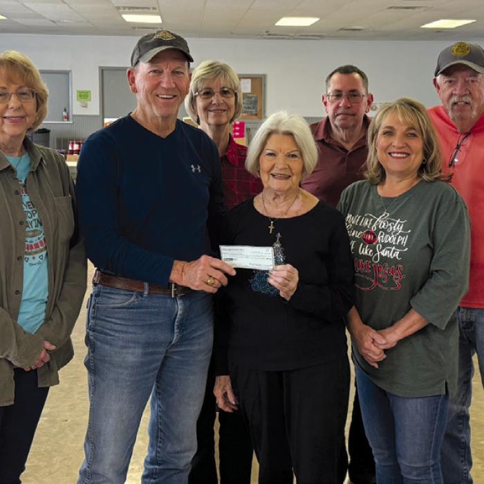 Cistern KJZT Family Life Makes Donation