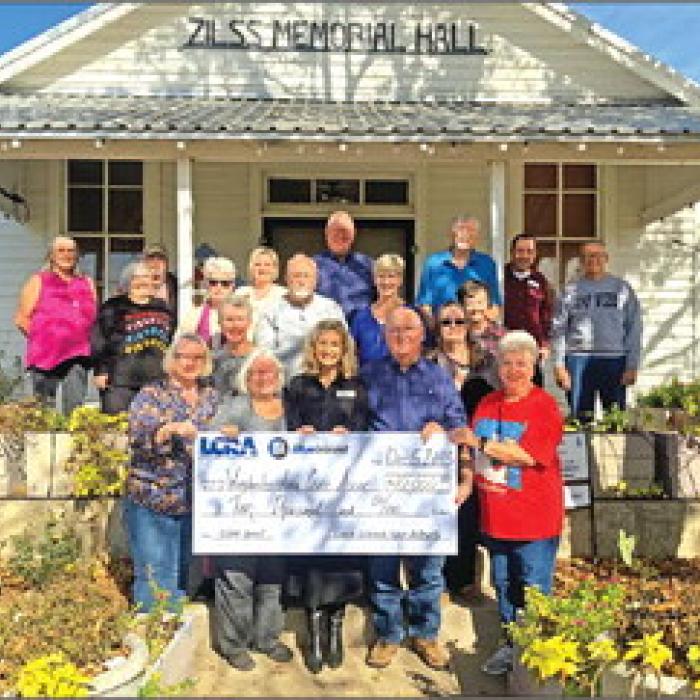 LCRA, Bluebonnet Donate $10,000 to Upgrade Zilss Hall