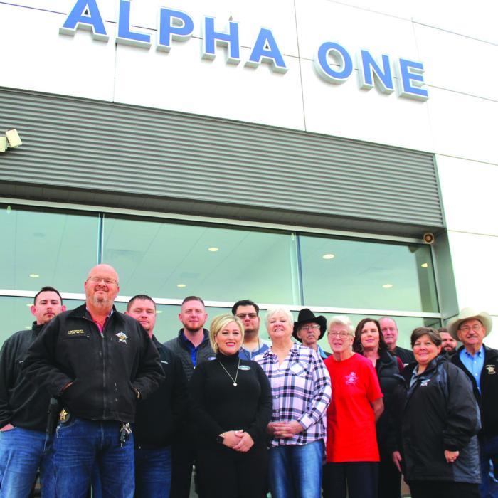 Alpha One Donates to Deputy Santa