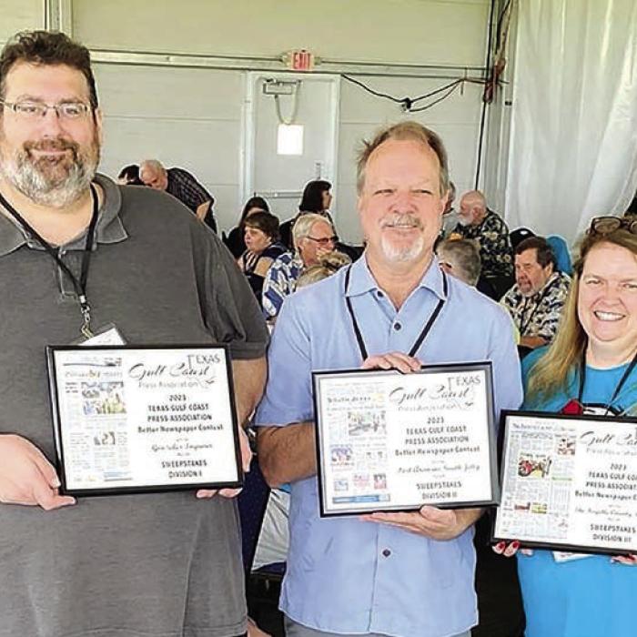 Record Crowned Top Semi-Weekly By Texas Gulf Coast Press Assoc.