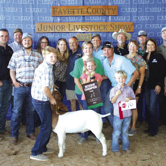 2023 Fayette Co. Jr. Livestock Show Reserve Champions