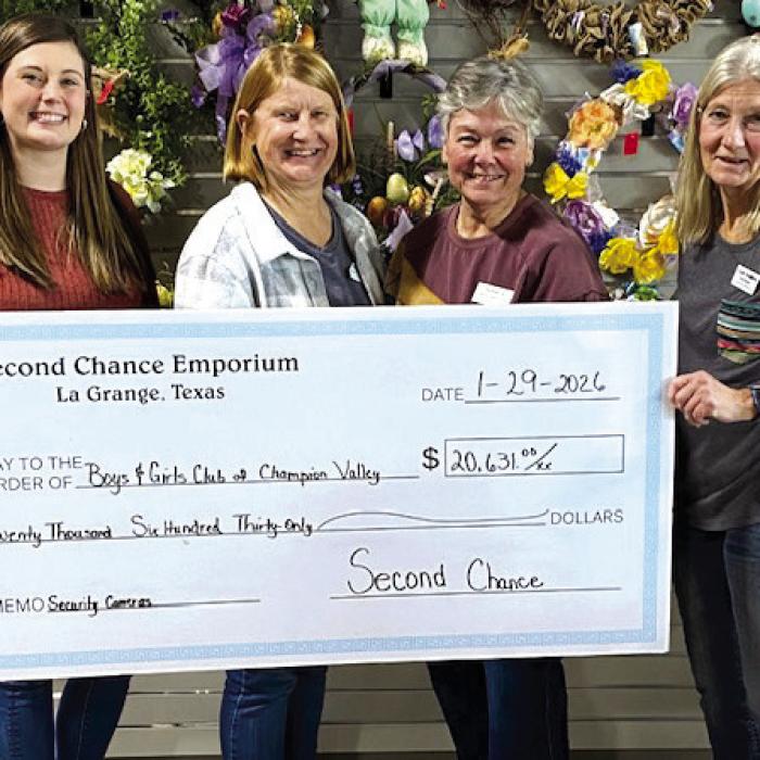 Second Chance Donates to Boys & Girls Club