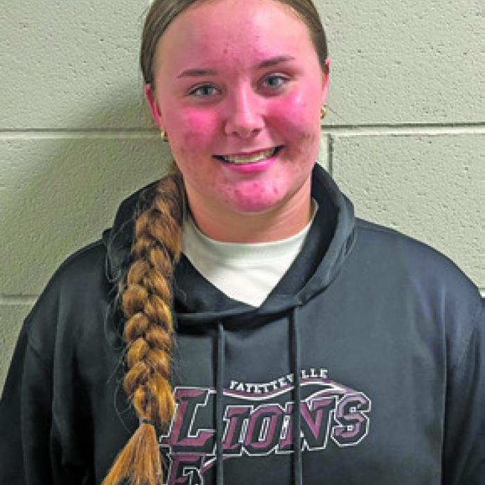 Fayetteville’s Paige Jurecka