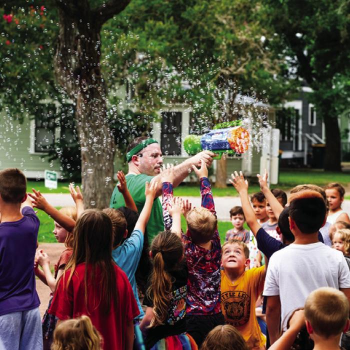 Bubbles and Fun at Library Event