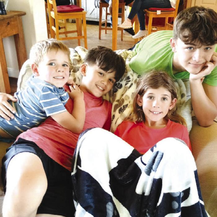 The Chlumsky grandchildren.