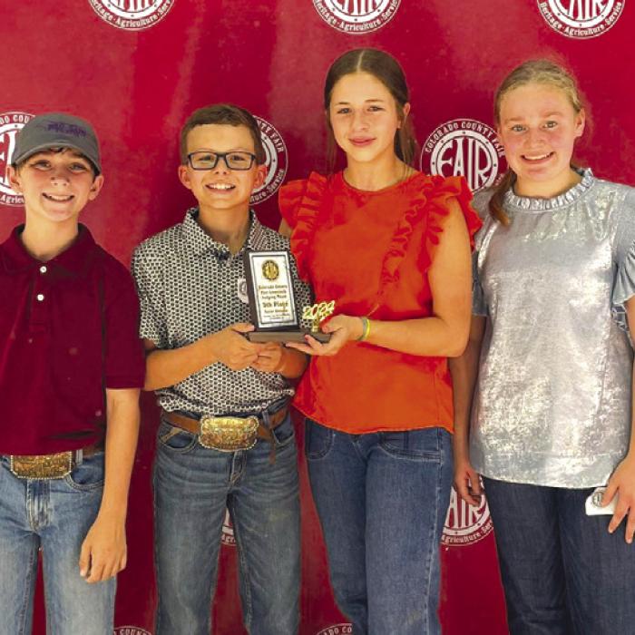 4-H Competes In Colorado County Livestock Judging