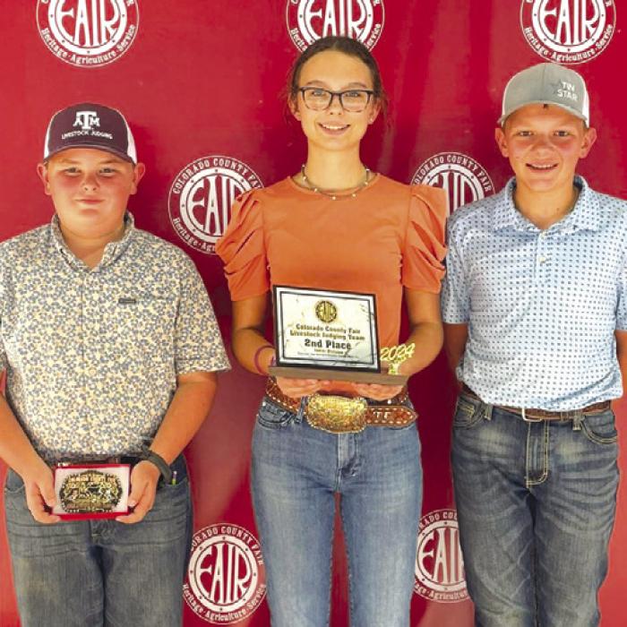 4-H Competes In Colorado County Livestock Judging