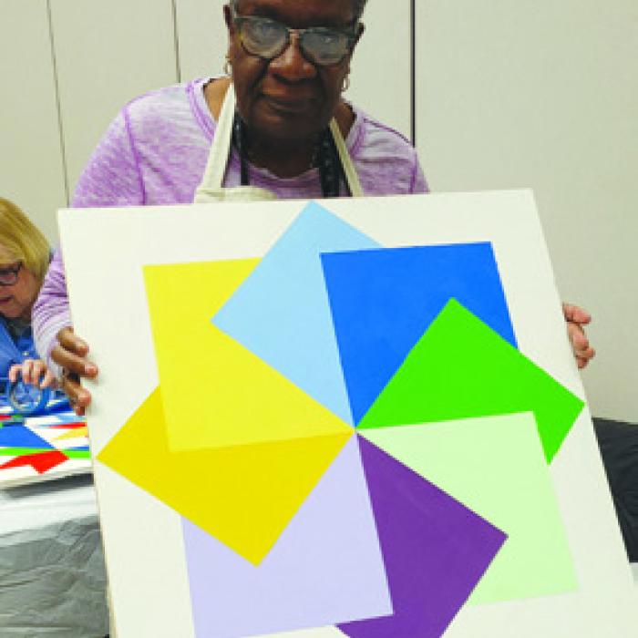 Quilt Block Class at Quilt Festival