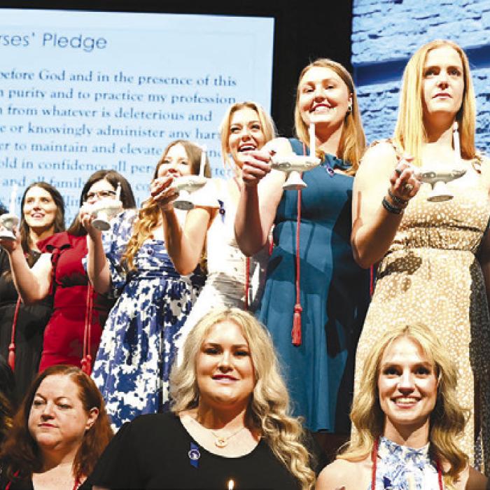 La Grange’s Serrano Graduates as Part of Blinn 46-Member New Associate Degree Nursing Class