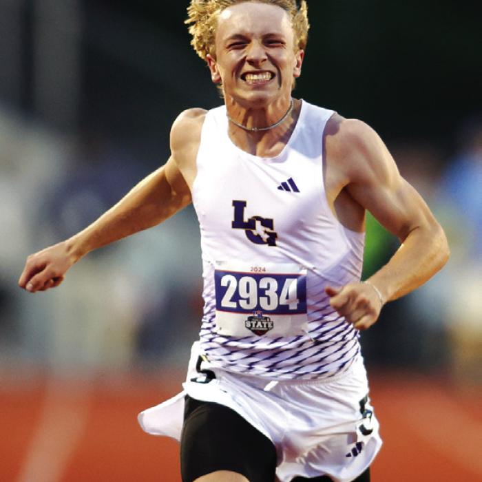 Austen Diggs Caps LHS Career With Two State Sprint Silvers