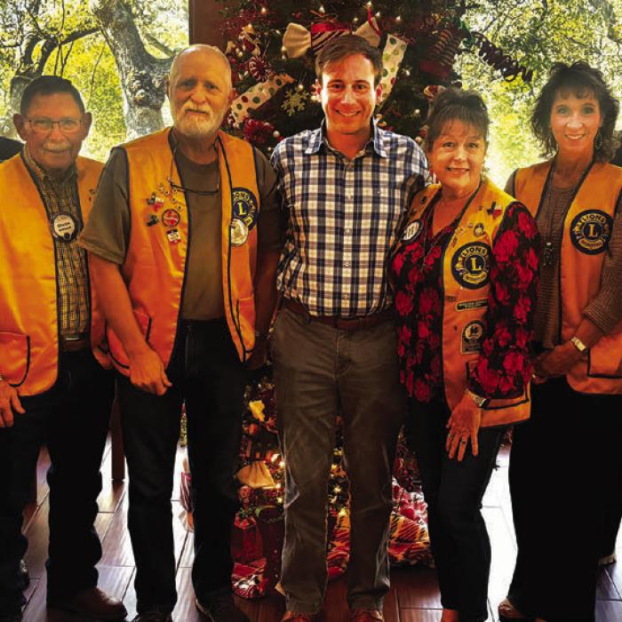 From left to right Reagan Moreau, Sam Wilson, Chuck Gibson, Daniel Lewis, Max Gerall, Diana Wilson, Brenda Fietsam, Lewis May, and Sherry Pfluger.