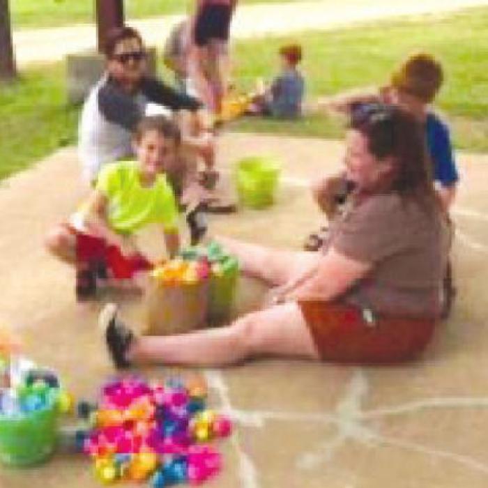 Kids Enjoy Easter Egg Hunts at Camp Lost Pines, Holy Cross Lutheran Church