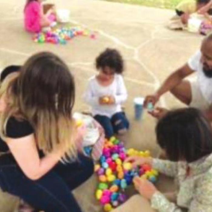 Kids Enjoy Easter Egg Hunts at Camp Lost Pines, Holy Cross Lutheran Church